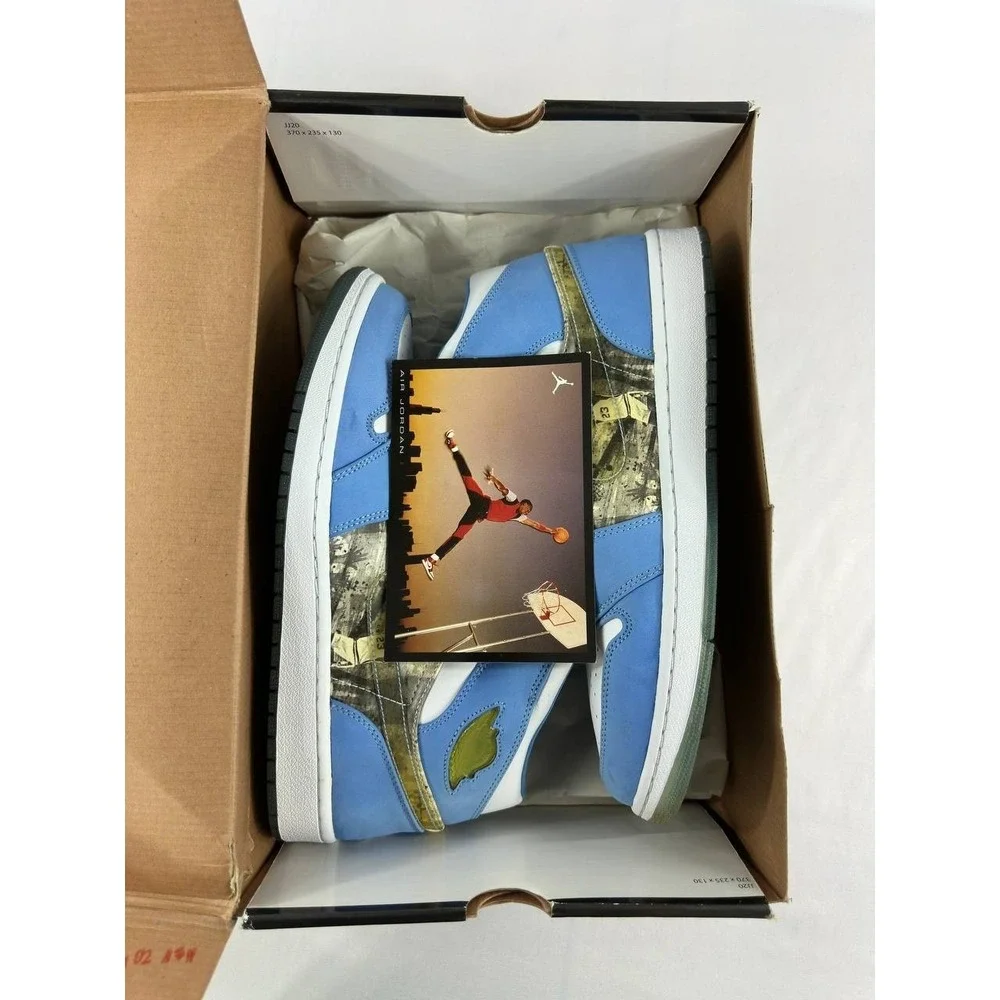 Nike Air Jordan 1 Retro Alpha 'White University Blue' 2007 316269-142 Size 12